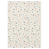 Terrazzo Tegel Confetti Modern Style Earth Tones Tafelkleed (Voorkant)
