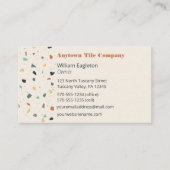 Terrazzo Tegel Mason, Tegel Layers Visitekaartje (Voorkant)