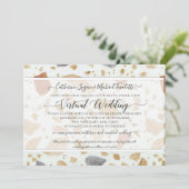 Terrazzo Terra-cotta Moderne Aardse Virtuele bruil Kaart (Staand voorkant)