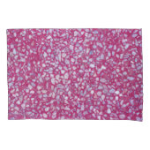 Terrazzo textuur: roze witte elegantie. kussensloop (Voorkant)