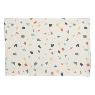 Terrazzo Tile Confetti Modern Style Earth Tones Kussensloop