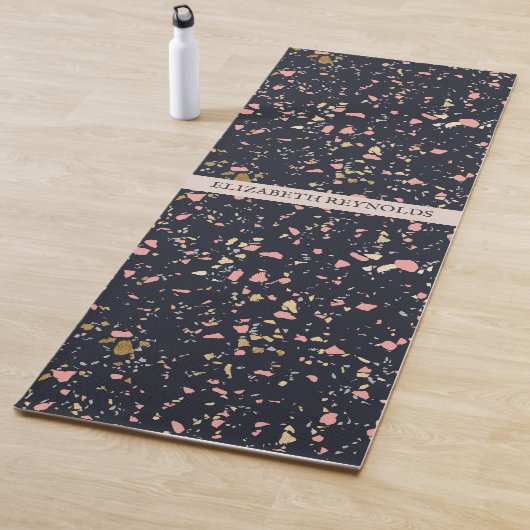 Terrazzo Tile Pattern Persoonlijke Yoga Mat (In situ)