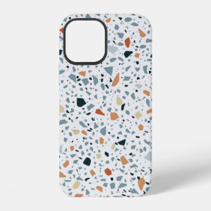 Terrazzo vloer marmeren naadloos handgemaakt patro iPhone 12 hoesje