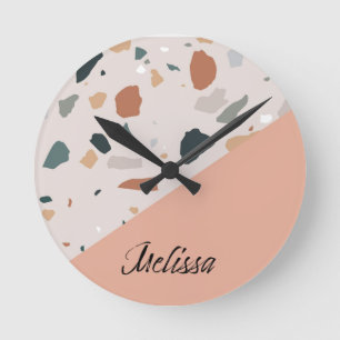 Terrazzo Wall Clock Ronde Klok