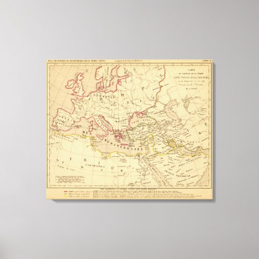 Terre aux trois fils de Noe Canvas Afdruk (Voorkant)