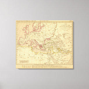 Terre aux trois fils de Noe Canvas Afdruk