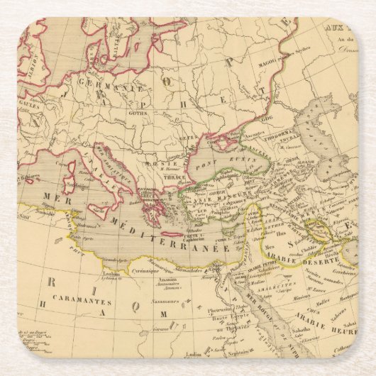 Terre aux trois fils de Noe Kartonnen Onderzetters (Voorkant)