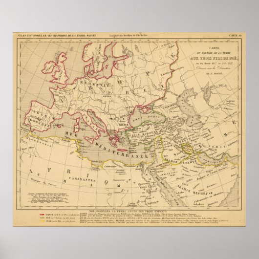 Terre aux trois fils de Noe Poster (Voorkant)