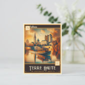 Terre Haute, Indiana |  Briefkaart (Staand voorkant)