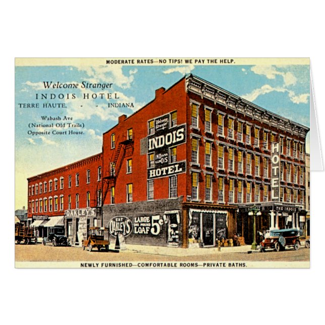Terre Haute, Indiana Indois Hotel (Voorkant Horizontaal)
