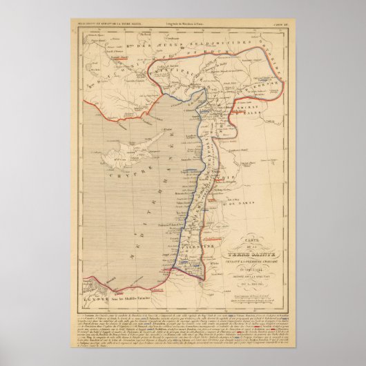 Terre Sainte, werper van de premiere croisade Poster (Voorkant)