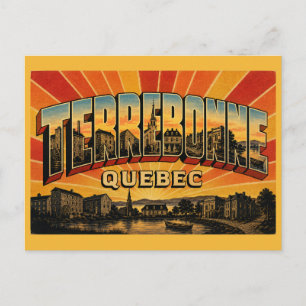 Terrebonne Quebec Historische Voorstad Briefkaart