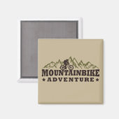 terreinavontuur met mountainbike magneet (Voorkant / Achterkant)