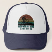 terreinavontuur met mountainbike trucker pet (Voorkant)