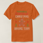 Terrell Family Kerstbaking Team matchen T-shirt (Design voorkant)