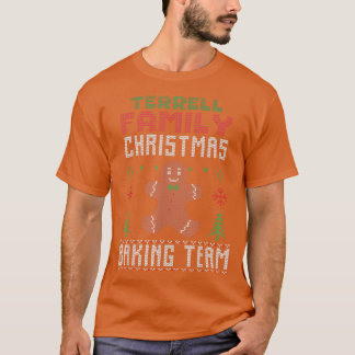 Terrell Family Kerstbaking Team matchen T-shirt