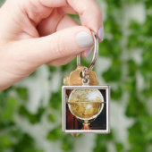 Terrestrial wereldbol, 1688 sleutelhanger (Hand)