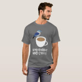 Terrestrialree Kingfisher Australian Bird retro fu T-shirt (Voorkant volledig)