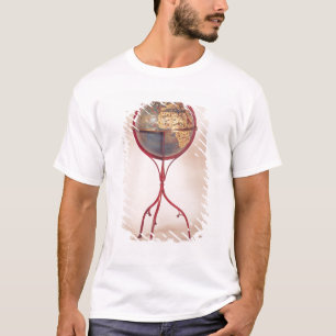 Terrestrisch Wereldbol dat de Indische Oceaan toon T-shirt