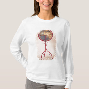 Terrestrisch Wereldbol dat de Indische Oceaan toon T-shirt