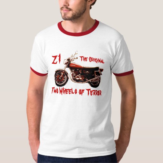 Terreur op Two Wheels T-shirt (Voorkant)