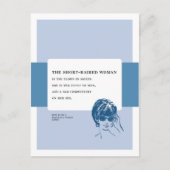 Terreur  slecht advies voor vrouwen met korte adem briefkaart (Voorkant)