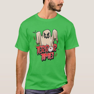 Terreur tijd Halloween vriend T-shirt