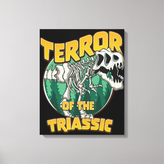 Terreur van het Trias Canvas Afdruk (Voorkant)