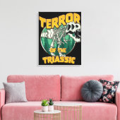Terreur van het Trias Canvas Afdruk (Insitu (Woonkamer))