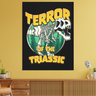 Terreur van het Trias Canvas Afdruk