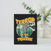Terreur van het Trias Uitnodiging Briefkaart (Staand voorkant)
