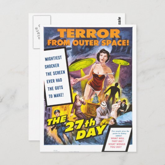 Terreur vanuit de buitenruimte briefkaart (Voorkant / Achterkant)