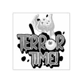 Terreurtijd met hand en eyeball rubberstempel (Afrduk)