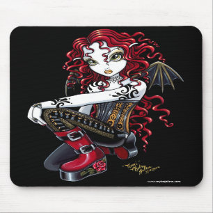 Terri Red Tattoo Fairy Mousepad Muismat