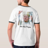 Terri Schiavo Ate de paus T-shirt (Achterkant volledig)