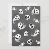 Terrible Two Black & White Spooktacular Halloween Kaart (Achterkant)