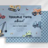 Terrible Twos Vooruit Bouwtruck 2e Kaart