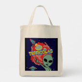 terricolas - buitenaardse angst van mensen tote bag (Achterkant)