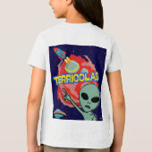 terricolas - buitenaardse angst van mensen Tri-Blend shirt (Achterkant)