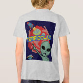 terricolas - buitenaardse angst van mensen Tri-Blend shirt (Achterkant)