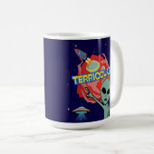 Terricolas - buitenaardse angst voor mensen koffiemok (Voorkant rechts)