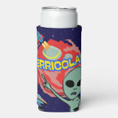 Terricolas - buitenaardse angst voor mensen seltzer blikjeskoeler (Seltzer Voorkant)