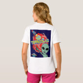 Terricolas - buitenaardse angst voor mensen t-shirt (Achterkant volledig)