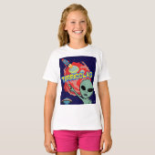 Terricolas - buitenaardse angst voor mensen t-shirt (Voorkant volledig)