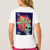 Terricolas - buitenaardse angst voor mensen t-shirt (Achterkant)