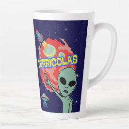 terricolas - buitenaardse schrik van mensen latte mok