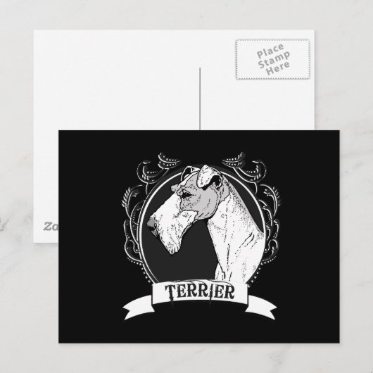 TERRIËR (2) BRIEFKAART (Voorkant / Achterkant)