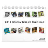 Terrier Calendar 2014 Boston Kalender (Hoes)