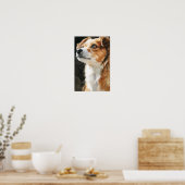 Terriër Chihuahua gemengd ras hond close-up Poster (Keuken)