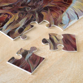 Terrier die puzzel schildert - voeg eigen foto toe (Zijkant)